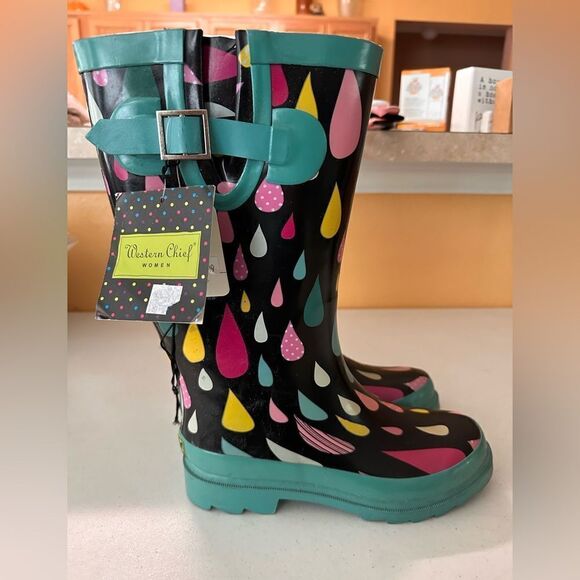 Western chief colorful rain boots - Picture 2 of 12